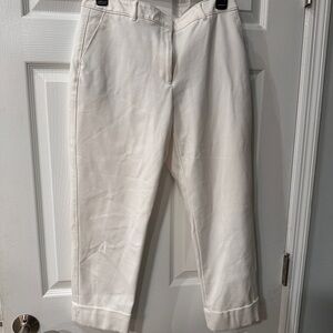 White House Black Market White with Cropped Fit